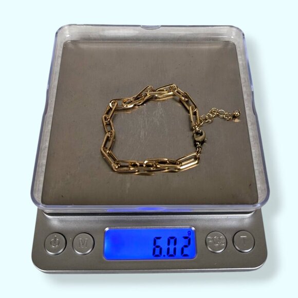 (2/$20) Long Link Chain Bracelet - Picture 5 of 5